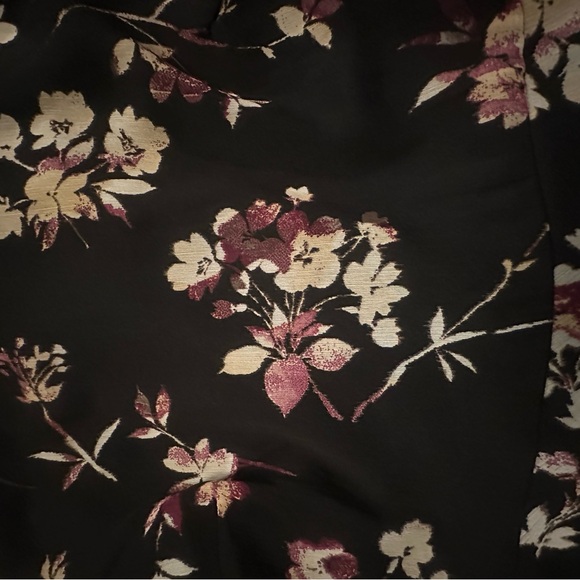 DKNY Black Floral Midi Dress - Picture 6 of 7